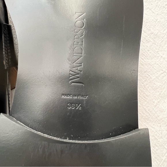 New JW Anderson Elastic Leather loafer in Black size IT 38.5 - Picture 10 of 12